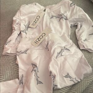 Cozier White Shark Print Outfit